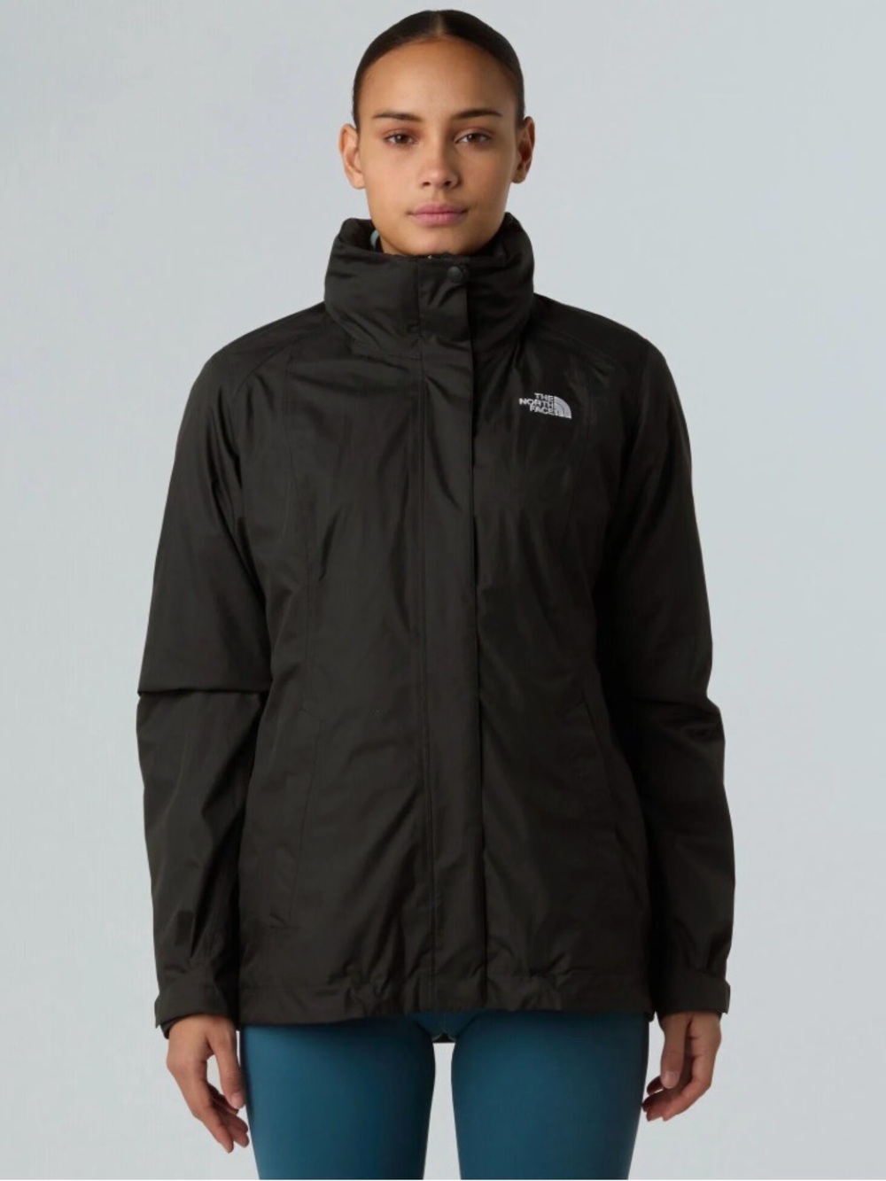 The North Face Women's Black HyVent Waterproof Jacket